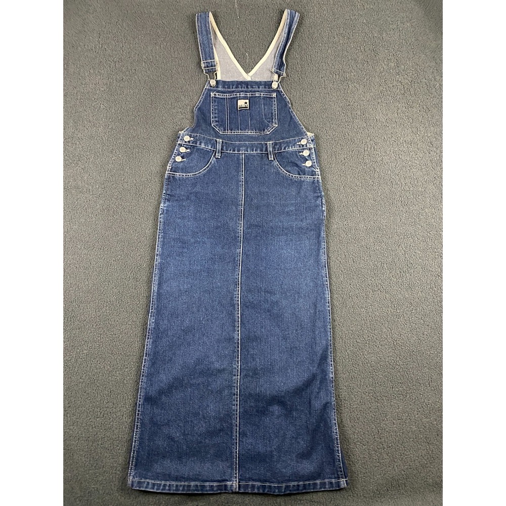 B.U.M. Equipment Overall Dress size‎ 14 Denim Jean Workwear Grunge Y2K Vintage